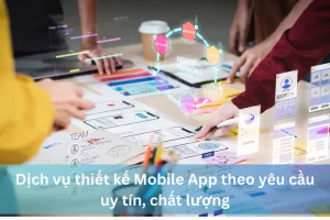 Ảnh đại diện dịch vụ thiết kế Mobile App theo yêu cầu của V4SEO