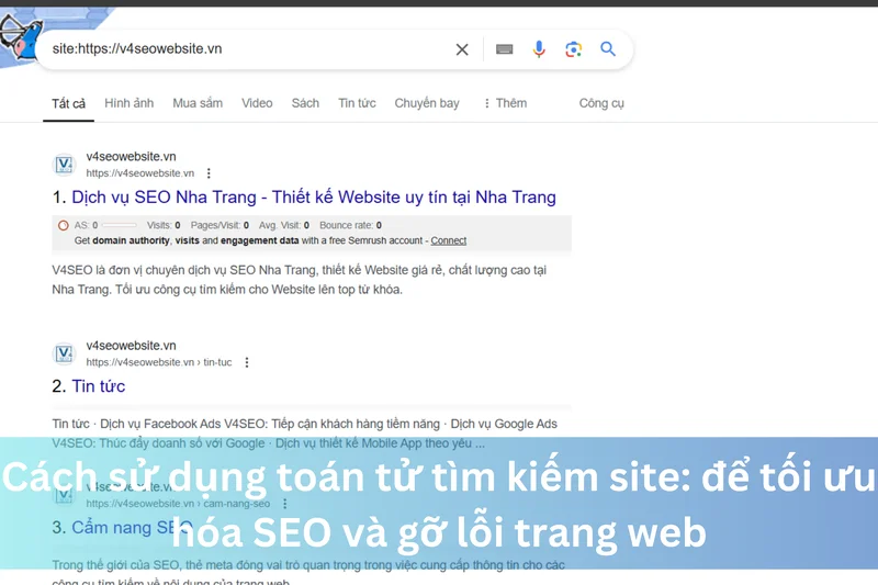 Ảnh đại diện của Cách sử dụng toán tử tìm kiếm site: để tối ưu hóa SEO và gỡ lỗi trang web