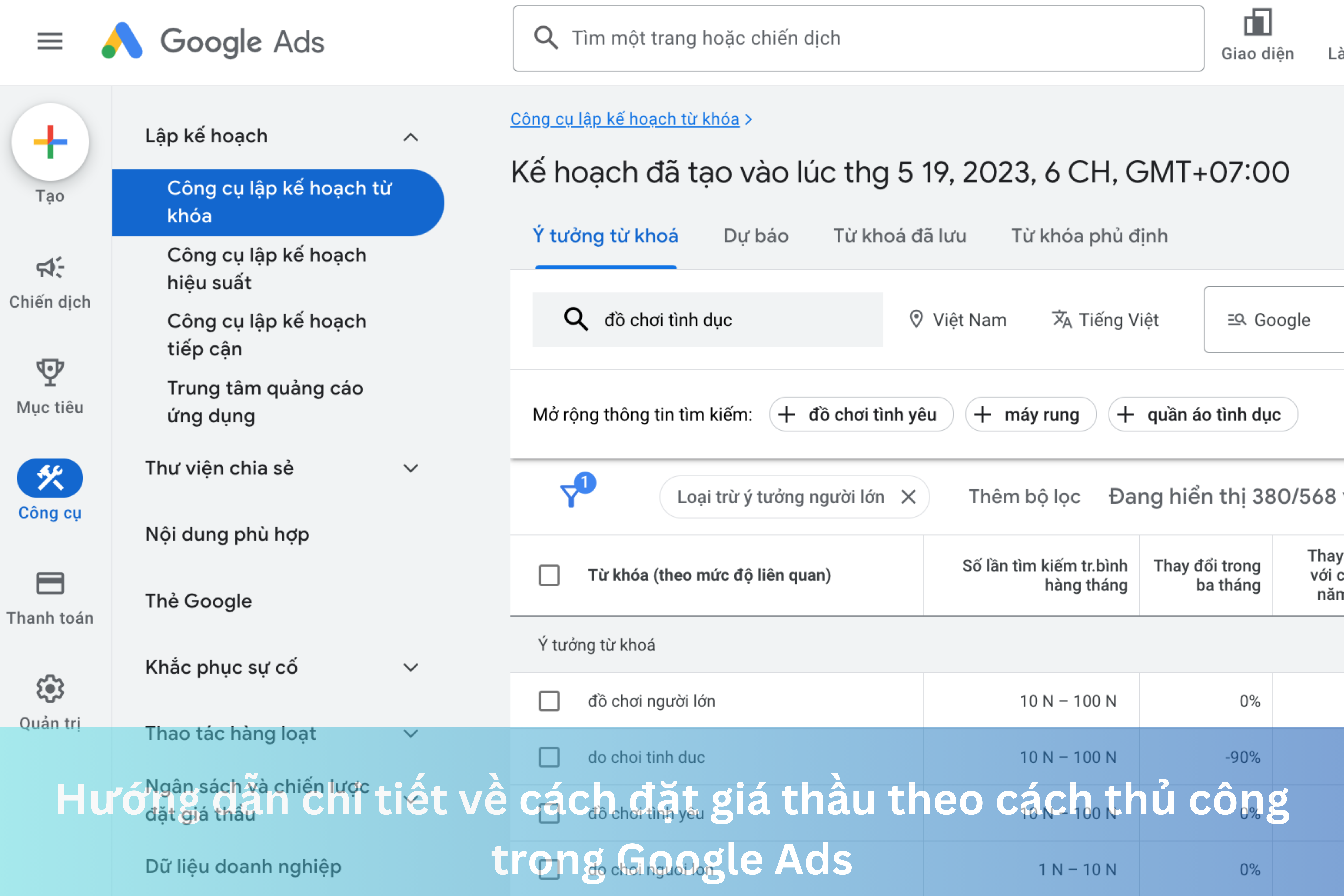 Ảnh đại diện của Hướng dẫn chi tiết về cách đặt giá thầu theo cách thủ công trong Google Ads