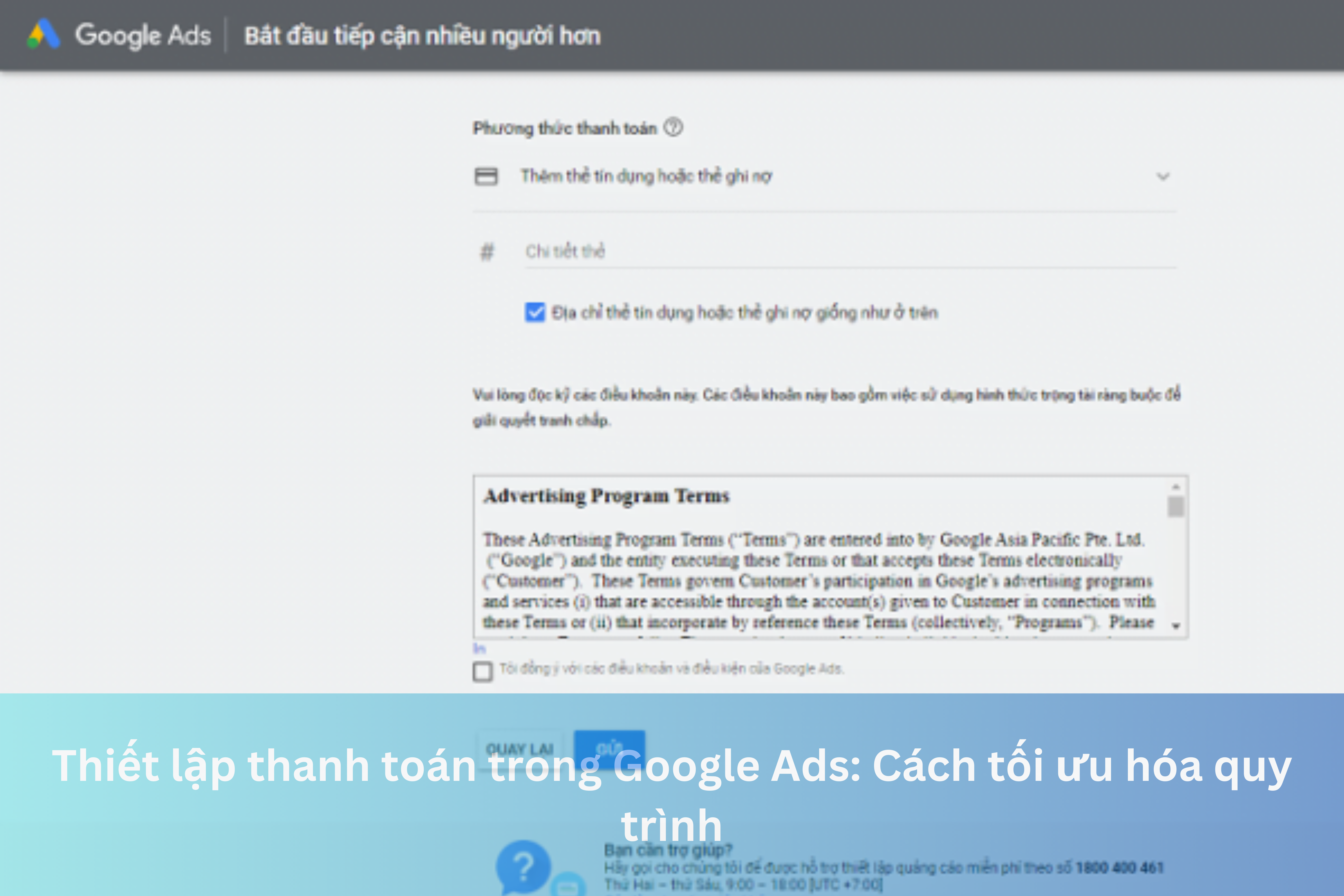 Ảnh đại diện của Thiết lập thanh toán trong Google Ads: Cách tối ưu hóa quy trình