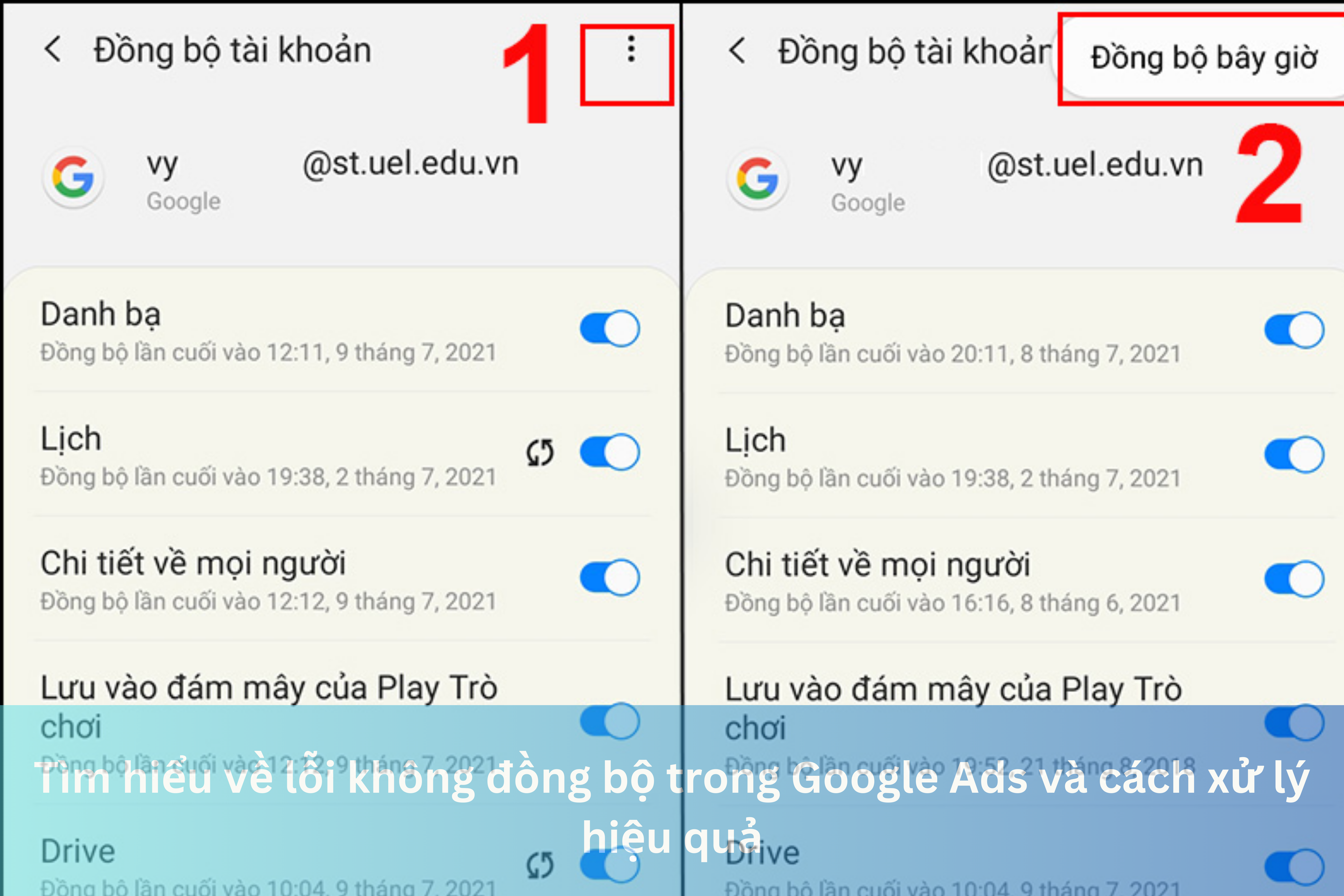 Ảnh đại diện của Tìm hiểu về lỗi không đồng bộ trong Google Ads và cách xử lý hiệu quả