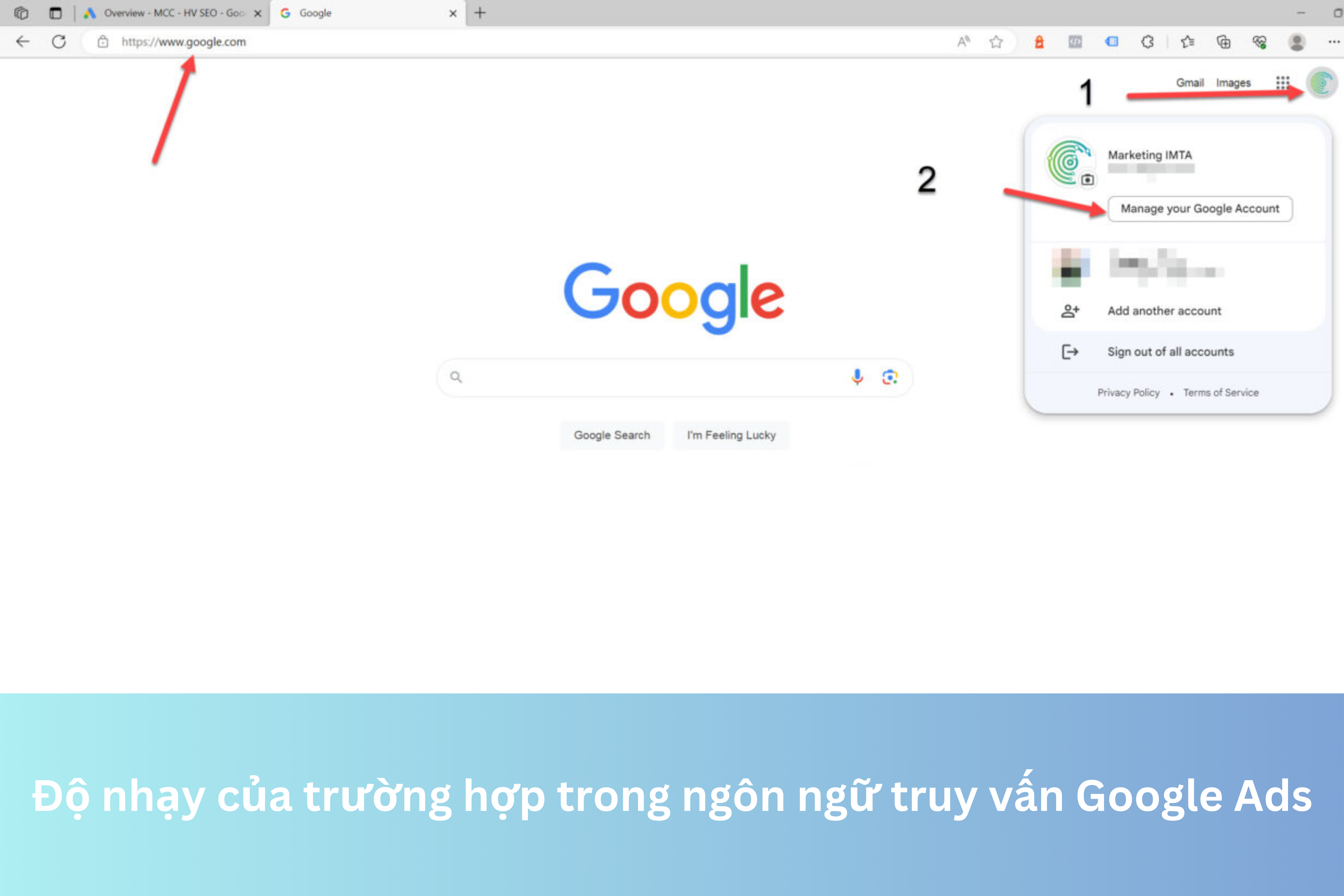 Ảnh đại diện của Độ nhạy của trường hợp trong ngôn ngữ truy vấn Google Ads