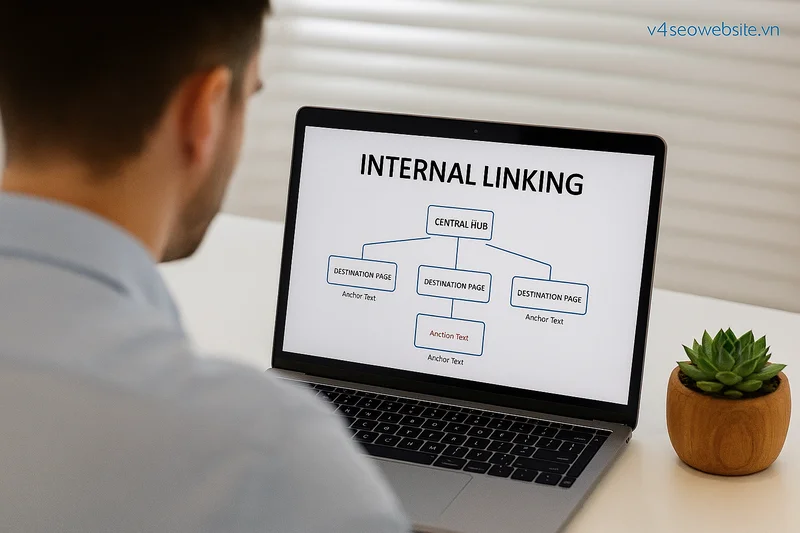 Bài viết hướng dẫn chuẩn SEO: Cách tạo giá trị thực sự cho người đọc 4 Tăng sức mạnh liên kết nội bộ và xây dựng content hub chiến lược để cải thiện SEO và trải nghiệm người dùng.