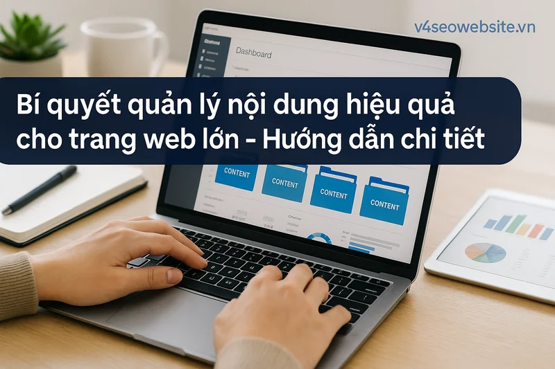 Bí quyết quản lý nội dung hiệu quả cho trang web lớn - Hướng dẫn chi tiết