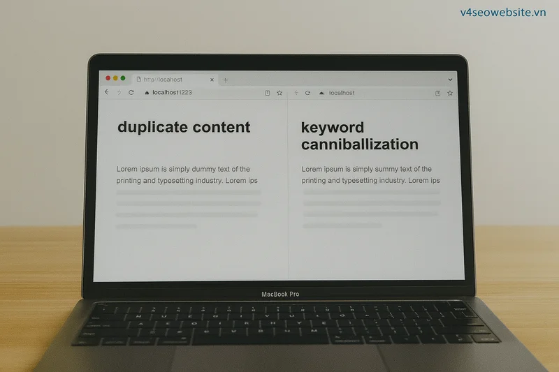 Bí quyết quản lý nội dung hiệu quả cho trang web lớn - Hướng dẫn chi tiết 5 Giải quyết triệt để duplicate content và keyword cannibalization để nâng cao hiệu quả SEO.