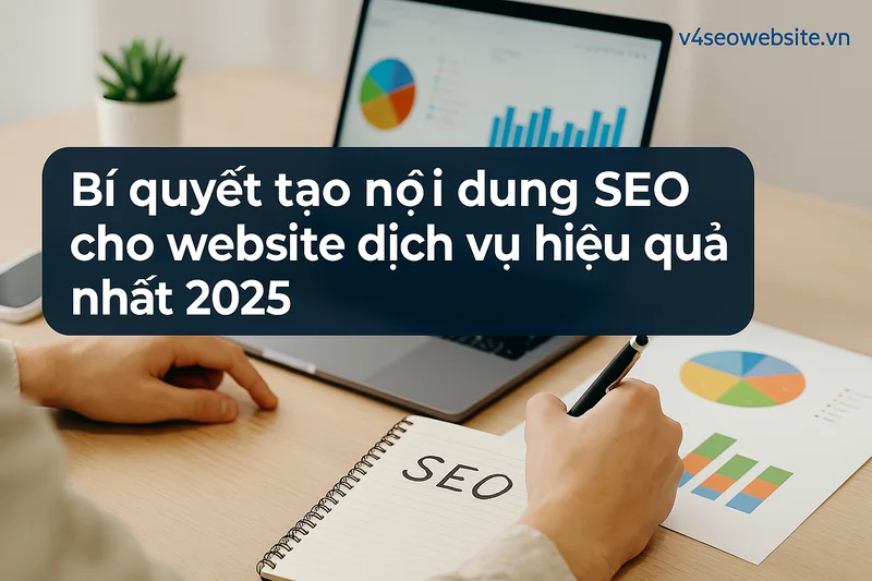 Bí quyết tạo nội dung SEO cho website dịch vụ hiệu quả nhất 2025