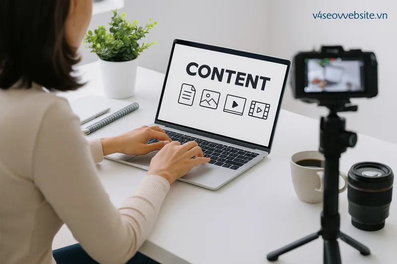 Bí quyết tạo nội dung SEO cho website dịch vụ hiệu quả nhất 2025 1 Tìm hiểu cách tạo nội dung SEO giúp website dịch vụ thu hút khách hàng và tăng tỷ lệ chuyển đổi.