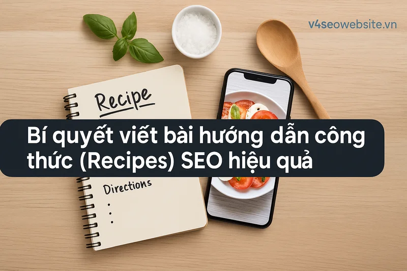 Bí quyết viết bài hướng dẫn công thức (Recipes) SEO hiệu quả