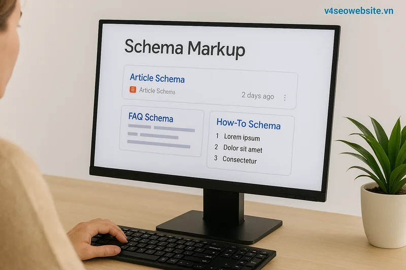 Cấu trúc bài viết chuẩn SEO: Những yếu tố cần có 5 Tối ưu CTR với schema markup: Bí quyết để nổi bật trên kết quả tìm kiếm Google.