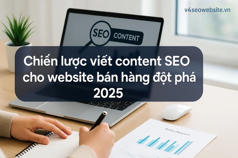 Chiến lược viết content SEO cho website bán hàng đột phá 2025