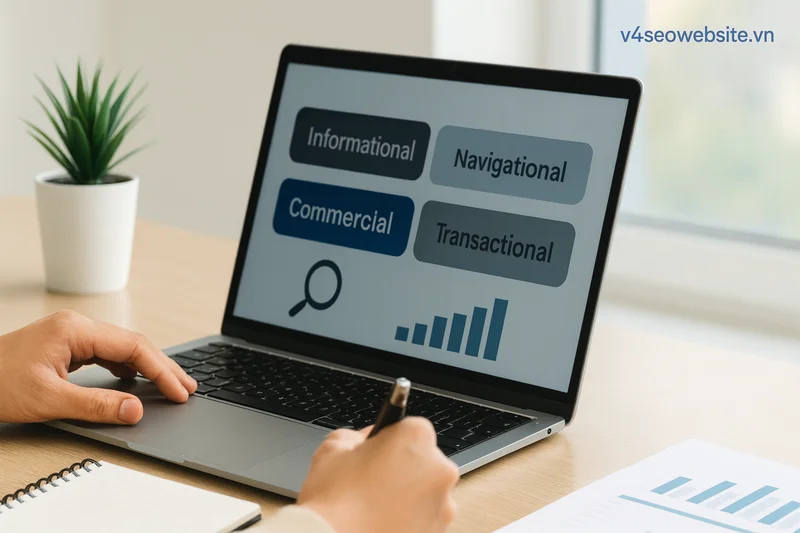 Chiến lược viết content SEO cho website bán hàng đột phá 2025 2 Khám phá cách chọn từ khóa theo ý định mua hàng để tăng tỷ lệ chuyển đổi và thu hút đúng khách hàng tiềm năng.