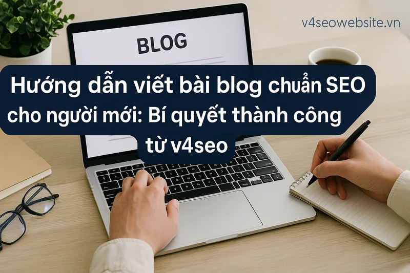 Hướng dẫn viết bài blog chuẩn SEO cho người mới: Bí quyết thành công từ v4seo
