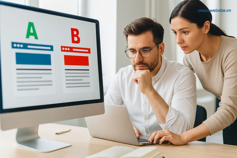 Hướng dẫn viết bài về hướng dẫn sử dụng sản phẩm chuẩn SEO 5 Phân tích A/B testing giúp cải thiện hiệu suất nội dung nhờ dữ liệu thực tế và tối ưu hóa trải nghiệm người dùng liên tục.