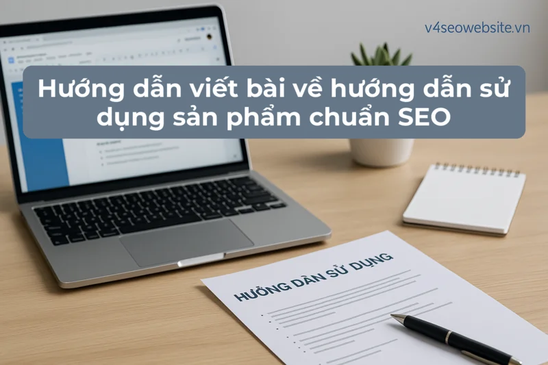Hướng dẫn viết bài về hướng dẫn sử dụng sản phẩm chuẩn SEO