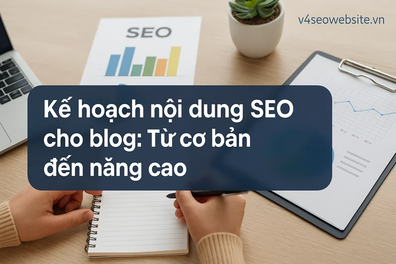 Kế hoạch nội dung SEO cho blog: Từ cơ bản đến nâng cao