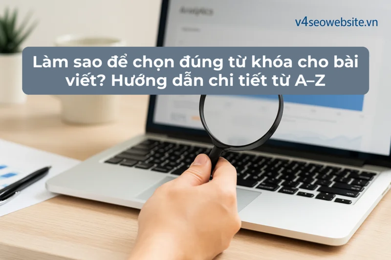 Làm sao để chọn đúng từ khóa cho bài viết? Hướng dẫn chi tiết từ A-Z