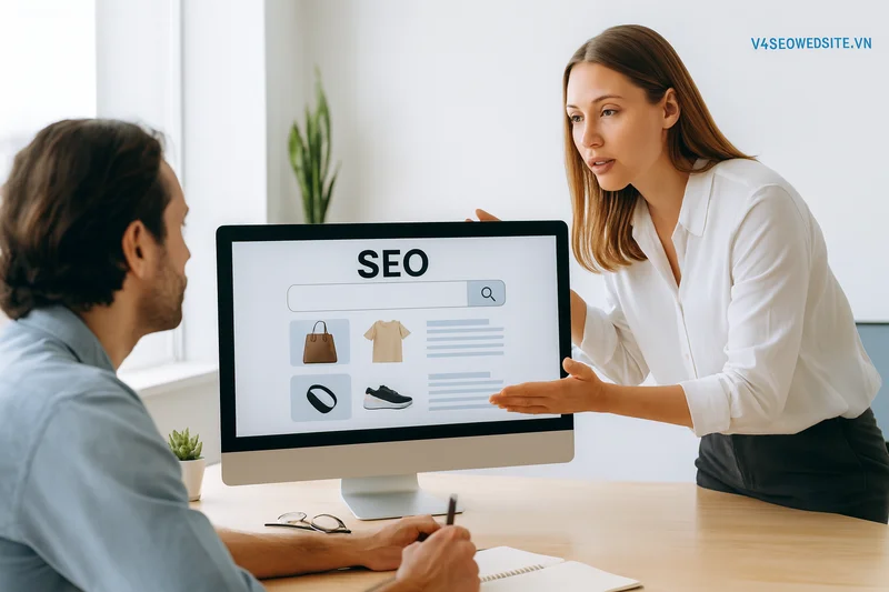 Làm sao để tối ưu Content SEO cho trang sản phẩm thương mại điện tử? 1 Content sản phẩm hiệu quả là sự kết hợp tinh tế giữa chiến lược SEO và khả năng thuyết phục khách hàng.