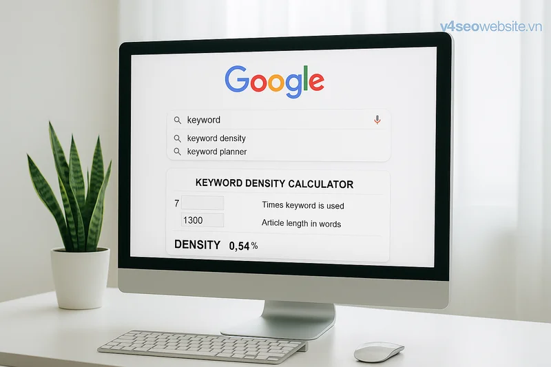 Phân tích và tối ưu mật độ từ khóa trong Content SEO 1 Tính mật độ từ khóa chuẩn để nội dung SEO được hiệu quả.