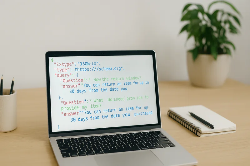 Phương pháp viết bài FAQ chuẩn SEO - Hướng dẫn chi tiết 2025 3 Tích hợp schema FAQ chuẩn JSON-LD giúp tăng khả năng hiển thị và cải thiện tỷ lệ nhấp (CTR) trên Google.