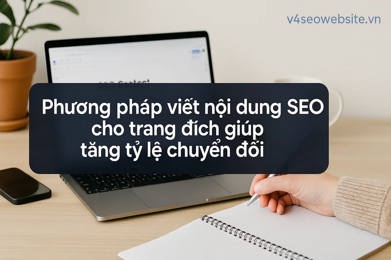 Phương pháp viết nội dung SEO cho trang đích giúp tăng tỷ lệ chuyển đổi