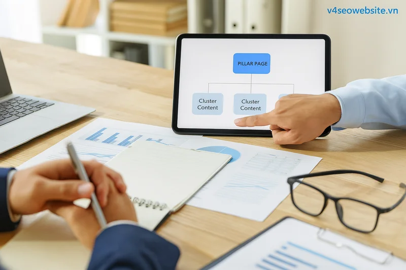 Mô hình Topic Cluster trong SEO: Hướng dẫn xây dựng chiến lược nội dung 3 Internal linking hiệu quả giúp tăng sức mạnh cho nội dung và cải thiện trải nghiệm người dùng trên website của bạn.