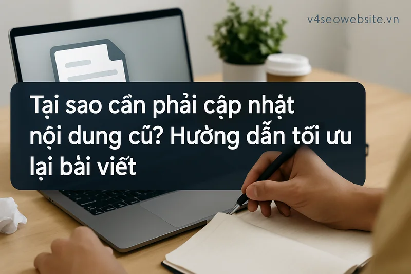 Tại sao cần phải cập nhật nội dung cũ? Hướng dẫn tối ưu lại bài viết