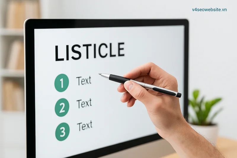 Cách tạo bài viết danh sách hiệu quả và chuẩn SEO 1 Listicle – định dạng nội dung lý tưởng để thu hút và giữ chân người đọc.