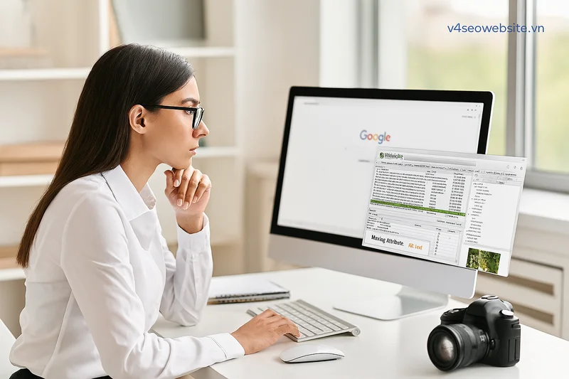 Vai trò của thẻ ALT trong tối ưu SEO hình ảnh - Hướng dẫn 2025 3 Phát hiện thẻ ALT thiếu hoặc trùng lặp với công cụ SEO chuyên sâu.