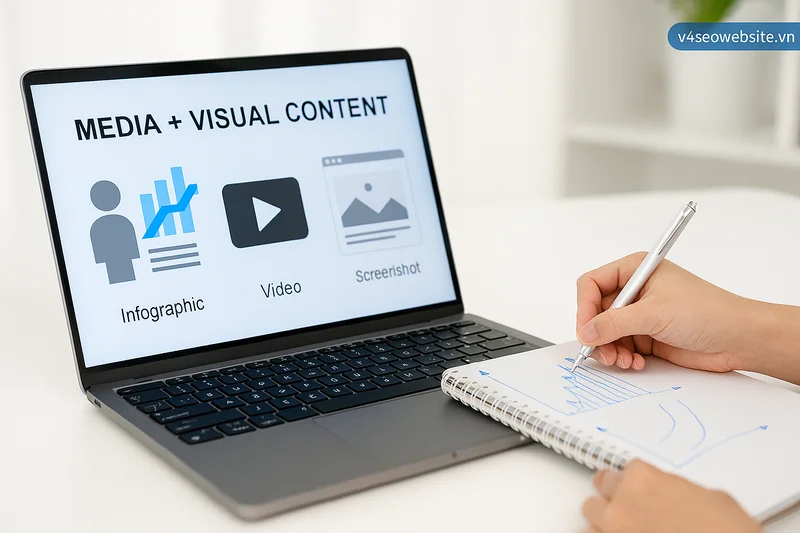 Viết bài giải thích chuẩn SEO: Bí quyết thành công từ chuyên gia 2 Kết hợp infographic, screenshot và video ngắn để đơn giản hóa nội dung phức tạp.