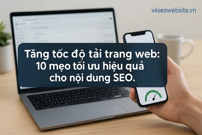 Tăng tốc độ tải trang web: 10 mẹo tối ưu hiệu quả cho nội dung SEO.