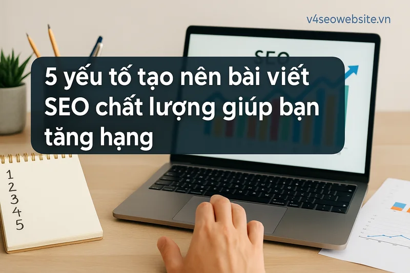 5 yếu tố tạo nên bài viết SEO chất lượng giúp bạn tăng hạng