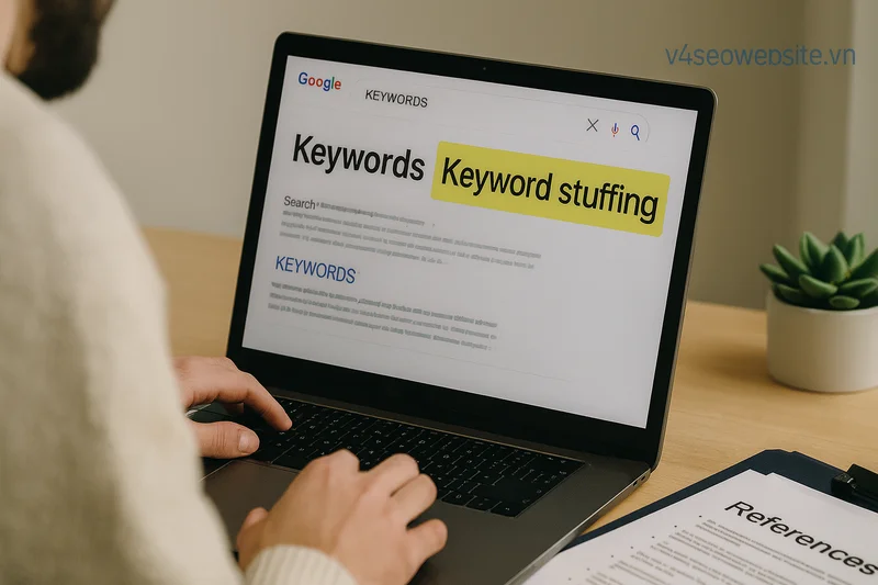 Tránh nhồi nhét từ khóa máy móc để cải thiện trải nghiệm người dùng và nâng cao uy tín thương hiệu.