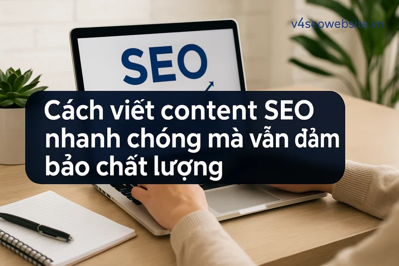 Cách viết content SEO nhanh chóng mà vẫn đảm bảo chất lượng