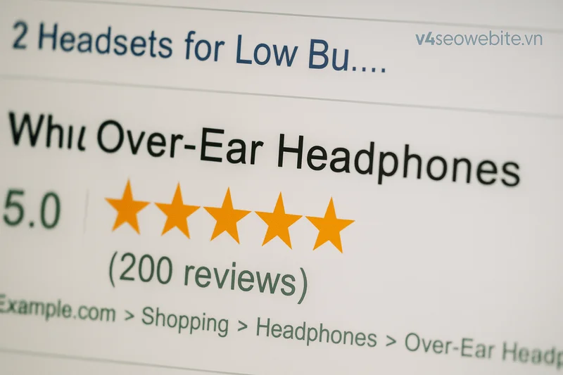 Cách sử dụng nội dung khách hàng tạo ra để cải thiện SEO website 4 Gia tăng hiển thị đánh giá sản phẩm trên kết quả tìm kiếm bằng schema markup để thu hút nhiều khách hàng hơn.