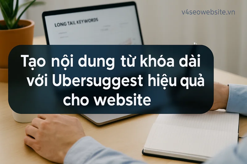 Tạo nội dung từ khóa dài với Ubersuggest hiệu quả cho website