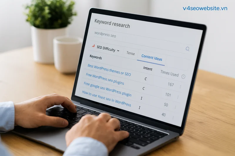 Tạo nội dung từ khóa dài với Ubersuggest hiệu quả cho website 2 Nghiên cứu và chọn từ khóa phù hợp để tăng hiệu quả SEO và cải thiện khả năng xếp hạng website.