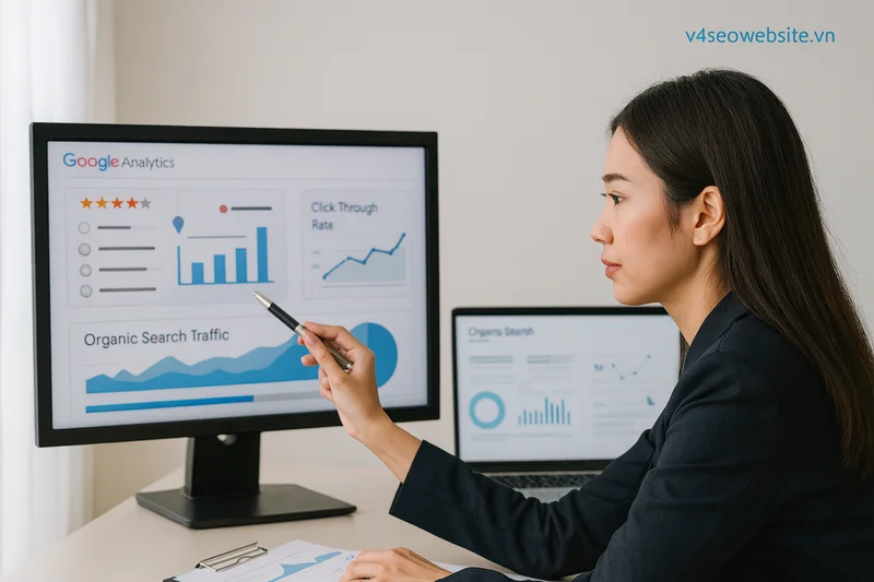 Cách tối ưu hóa nội dung cho tìm kiếm địa phương (Local SEO) 4 Theo dõi đúng chỉ số trong Local SEO giúp bạn nâng cao hiệu quả chiến lược và cải thiện thứ hạng tìm kiếm địa phương.