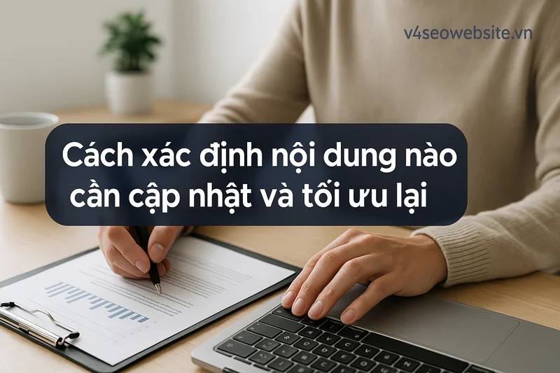 Cách xác định nội dung nào cần cập nhật và tối ưu lại