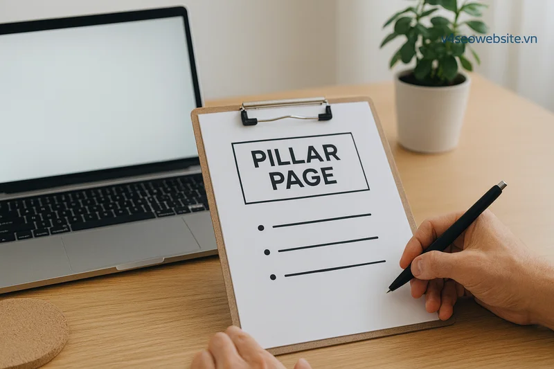 Xây dựng liên kết nội bộ hiệu quả để tăng trưởng SEO cho website 2 Trang trụ cột đóng vai trò nền tảng trong việc dẫn dắt liên kết nội bộ và mở rộng độ phủ thương hiệu.