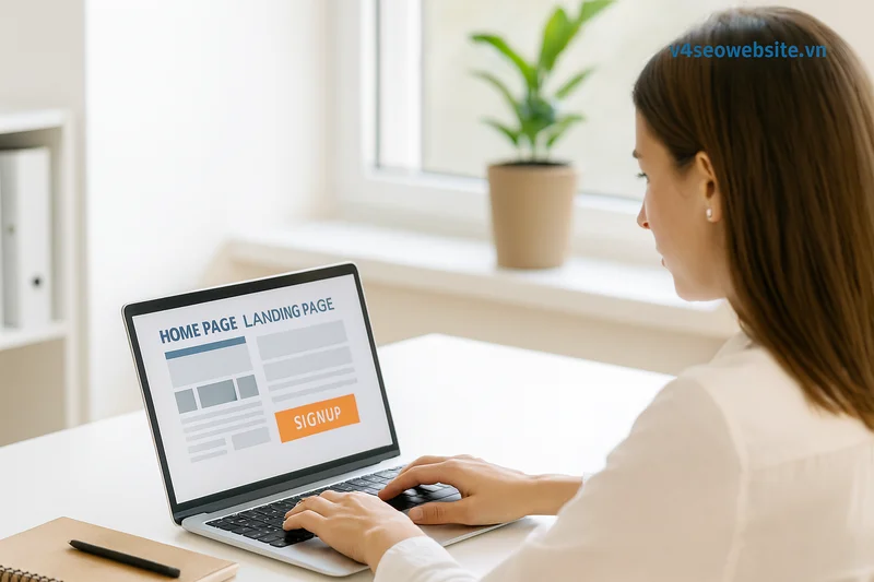 Đo lường và tối ưu tỷ lệ thoát trang (Bounce Rate) hiệu quả 2025 3 Tăng tỷ lệ chuyển đổi với trang chủ và landing page được tối ưu đúng cách.