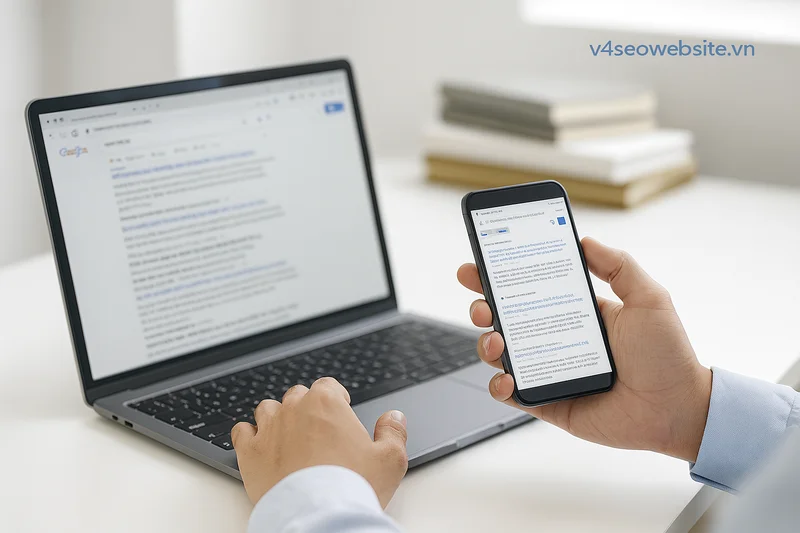 Hiểu rõ sự khác biệt giữa SEO trên desktop và mobile để tối ưu hiệu quả chiến lược nội dung năm 2025.