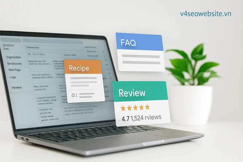 Làm sao để cải thiện thứ hạng từ khóa qua tối ưu nội dung? 3 Tăng tỷ lệ nhấp hiệu quả nhờ triển khai đúng schema markup và tối ưu rich snippets.