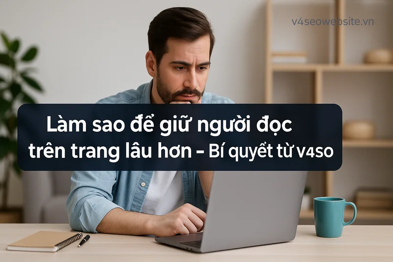 Làm sao để giữ người đọc trên trang lâu hơn - Bí quyết từ v4seo