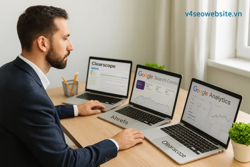 Cách sử dụng Clearscope tối ưu nội dung SEO hiệu quả 2025 3 Tối ưu hiệu quả SEO bằng cách kết hợp Clearscope với Google Analytics, Ahrefs và Search Console.