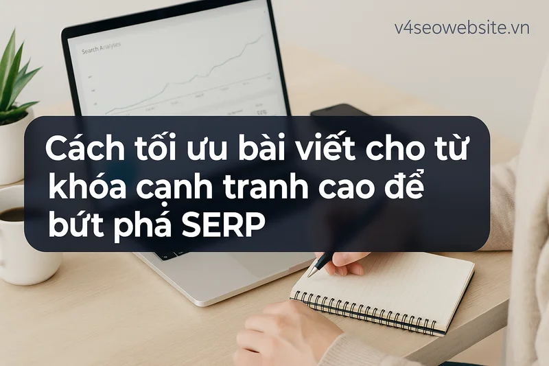Cách tối ưu bài viết cho từ khóa cạnh tranh cao để bứt phá SERP