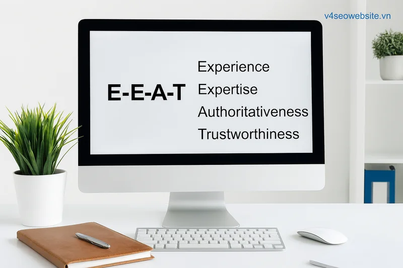 Cách tối ưu bài viết cho từ khóa cạnh tranh cao để bứt phá SERP 4 Xây dựng tín hiệu E-E-A-T giúp nội dung cạnh tranh mạnh mẽ hơn và gia tăng uy tín trong lĩnh vực YMYL.