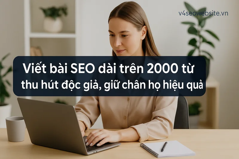 Viết bài SEO dài trên 2000 từ thu hút độc giả, giữ chân họ hiệu quả