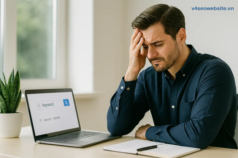 Tránh sai lầm chỉ tối ưu từ khóa mà bỏ qua ý định người dùng để tăng hiệu quả nội dung SEO.