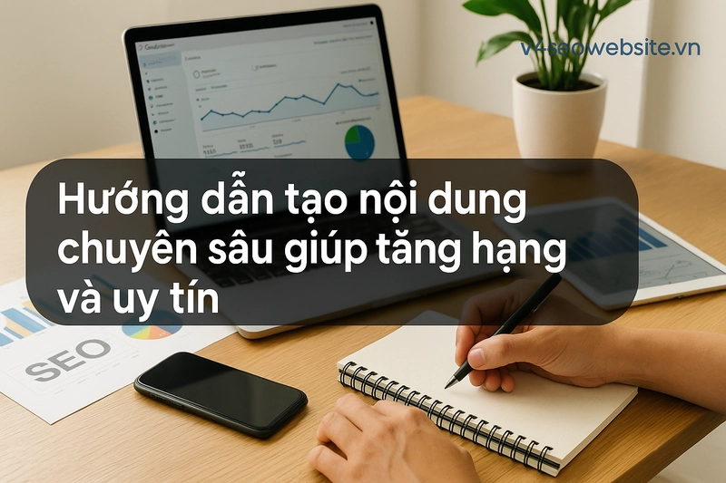 Hướng dẫn tạo nội dung chuyên sâu giúp tăng hạng và uy tín