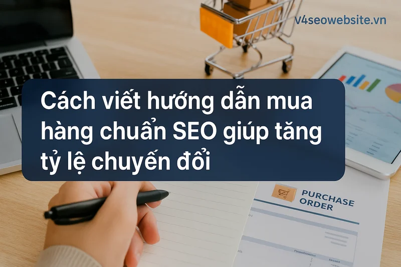 Cách viết hướng dẫn mua hàng chuẩn SEO giúp tăng tỷ lệ chuyển đổi